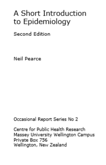 E-Book : A Short Introduction  to Epidemiology