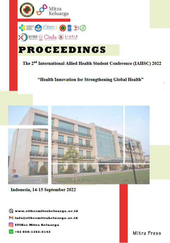 Prosiding : proceedings the 2 International allied Health student Conference (IAHSC)  