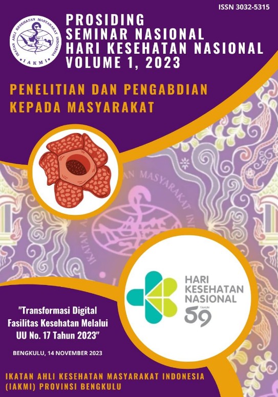 Prosiding : penelitian dan pengabdian kepada masyarakat : Transformasi digital fasilitas kesehatan melalui UU No.17 tahun 2023
