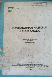 PEMBANGUNAN NASIONAL DALAM ANGKA