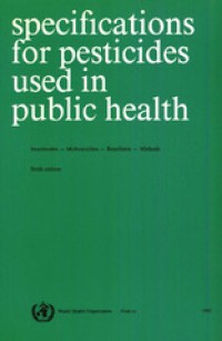 Specifications for pesticides used in public health