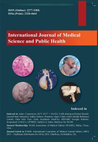 Image of International Journal of Medical Science and Public Health, 2019