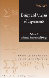 Image of E-Book : Design and Analysisof Experiments