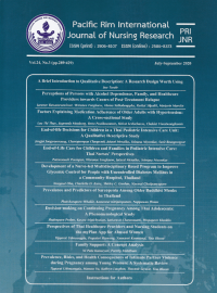 Image of Pacific Rim International: Journal of Nursing Research