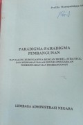 Paradigma-paradigma pembangunan