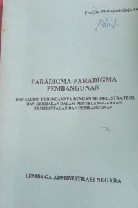 Paradigma-paradigma pembangunan