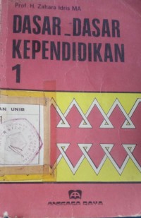 Image of Dasar-dasar Pendidikan 1