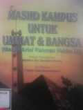 Masjid Kampus Untuk Ummat & Bangsa