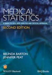 Medical Statistics :A Guide to SPSS, Data Analysis and Critical Appraisal