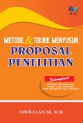 Metode & teknik menyusun proposal penelitian