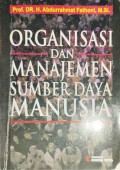 Organisasi dan manajemen Sumber daya manusia