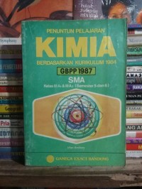 Penuntun pelajaran kimia berdasarkan kurikul 1984