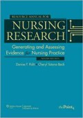 Ebook : Resource Manual for Nursing Research GENERATING AND ASSESSING EVIDENCE FOR NURSING PRACTICE