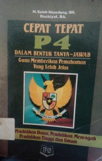 Image of Cepat Tepat P4 Dalam Membentuk Tanya - Jawab