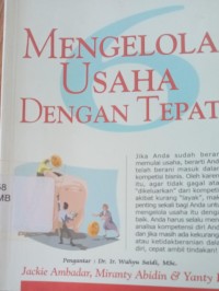 Image of Mengelola Usaha Dengan Tepat