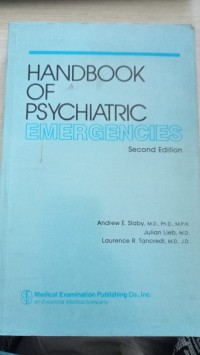 Image of Handbook of Psychiatiatric Emergencies