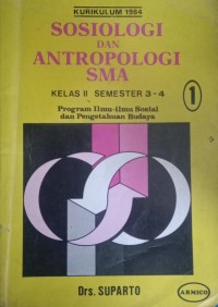 Image of Sosiologi dan antropologi Sma