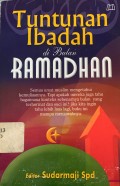 Tuntutan Ibadah di Bulan Ramadhan