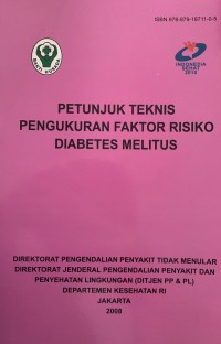 Petunjuk teknis pengukuran faktor risiko diabetes melitus