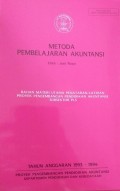 Metoda Pembelajaran Akutansi