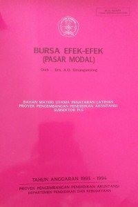 Bursa Efek-Efek