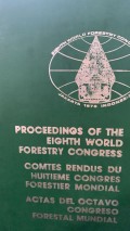 Proceedings Of The Eighth World Forestry Congress
