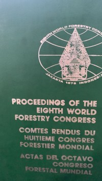 Proceedings Of The Eighth World Forestry Congress