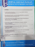 jurnal gizi dan pangan, 2021