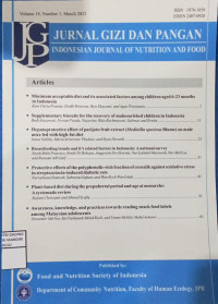 Image of Jurnal Gizi dan Pangan, 2023