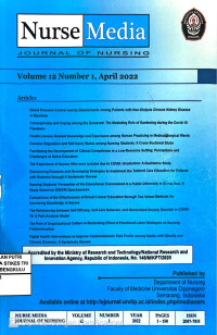 Image of Journal : Nurse Media Journal of Nursing, 2022