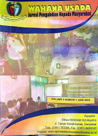Image of Wahana Usada: Jurnal Pengabdian Masyarakat