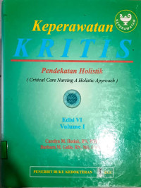 Image of Keperawatan Kritis : Pendekatan Holistik