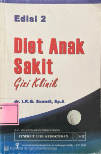 Diet Anak Sakit Gizi Klinik