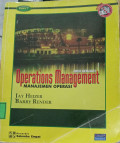 Operations Management= Manajemen Operasi Buku 1