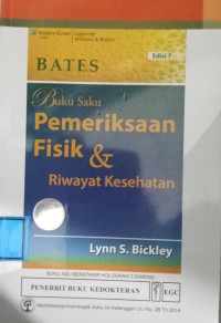 Image of BATES : Buku Saku Pemeriksaan Fisik & Riwayat Kesehatan