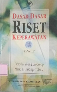 Image of Dasar- Dasar Riset Keperawatan