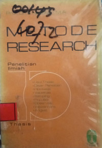 Image of Metode Research Penelitian Ilmiah