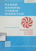 Paper Skripsi Thesis Disertasi
