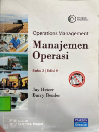 Image of Operations Management = Manajemen Operasi Buku 2