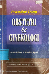 Image of Prosedur Tetap Obstetri & Ginekologi