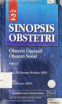 Image of Sinopsis Obstetri : Obstetri Operatif Obstetri Sosial