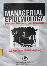 Image of Managerial Epidemiology : Practice, Mothods, and Concepts