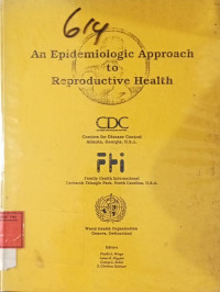 Image of An Epidemiologic Approach To Reproductive Health