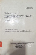Principles Of Epidemiology : An Introduction To Applied Epidemiology And Biostatistics