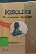 Sosiologi Untuk Mahasiswa Keperawatan
