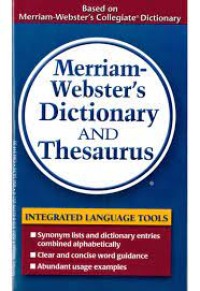 Merriam-Webster's dictionary and thesaurus