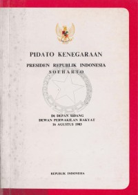 Pidato Kenegaraan Presiden Repunlik Indonesia Soeharto