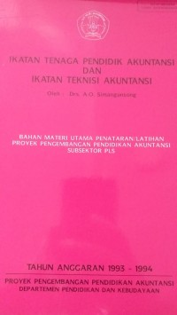 Ikatan Tenaga Pendidik Akutansi dan Ikatan Teknisi Akutansi
