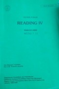 Materi Pokok Reading IV