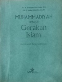 Muhammadiyah Sebagai Gerakan Islam